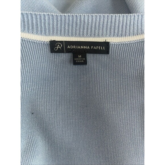 Adrianna Papell Women’s Preppy Feminine Bow Front Cardigan Size Medium - Picture 6 of 7